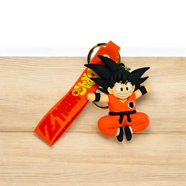 Goku DBZ Keychain Figurine Duo - Epic Martial Arts Set - Image 2