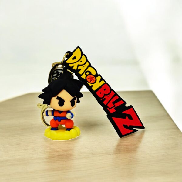 Goku DBZ Keychain Figurine Duo - Epic Martial Arts Set - Image 3