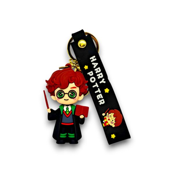 Harry Potter™ 3D Keychain with Book & Wand – Premium Collectible Charm - Image 3