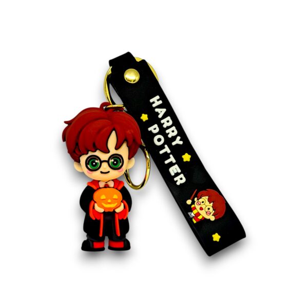 Harry Potter™-Inspired Halloween 3D Keychain with Pumpkin Charm - Image 4