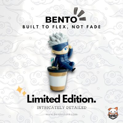 Jujutsu Kaisen™-Inspired Satoru Gojo Chibi Figure with Coffee Cup – Anime Desk figure