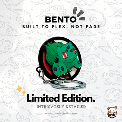 Bulbasaur Rotating Metal Keychain – Pokémon Anime Key Chain