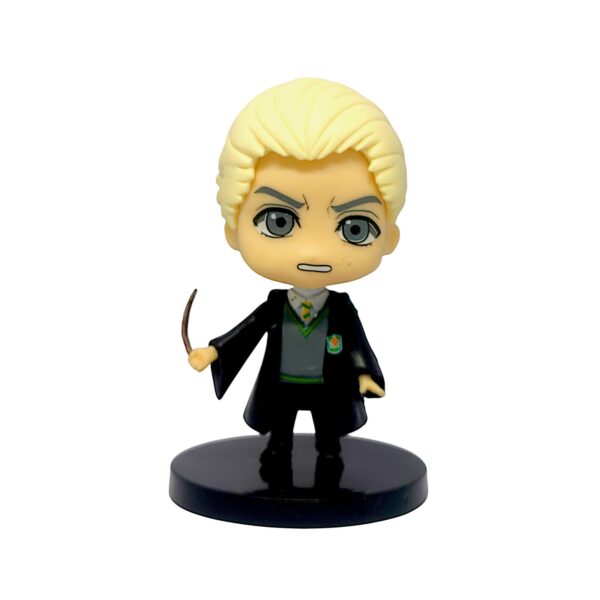 Draco Malfoy Action Figure – Slytherin Wand Collectible | Chibi Wizard Figurine - Image 2