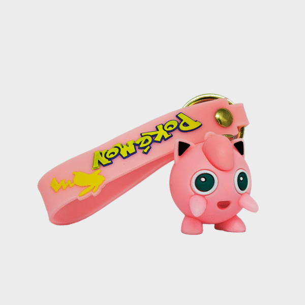 Pokémon 3D Keyring 3 Combo Set - featuring Bulbasaur, Jigglypuff & Pikachu - Image 2