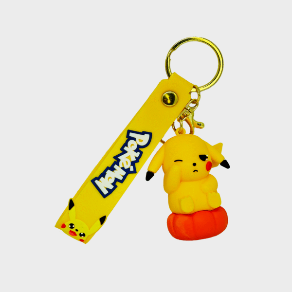 Pokémon 3D Keyring 3 Combo Set - featuring Bulbasaur, Jigglypuff & Pikachu - Image 3