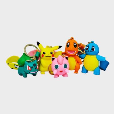 Pokémon 3D Keyring Combo Set - Ultimate 5-Pack Collection