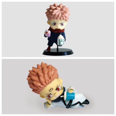 Itadori & Sukuna Chibi Duo – Jujutsu Kaisen Mini Figure Bundle