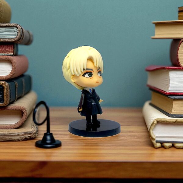 Draco Malfoy Collectible Figure – Slytherin School Robe Edition | Wizarding World Miniature - Image 2