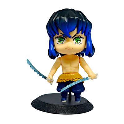 🐗 Inosuke Hashibira – Dual Blade Mini Figure (Without Boar Mask)