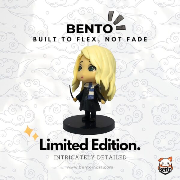 Luna Lovegood Chibi Wizard Figure – Quirky Ravenclaw Magic | Harry Potter Collectible Toy - Image 3