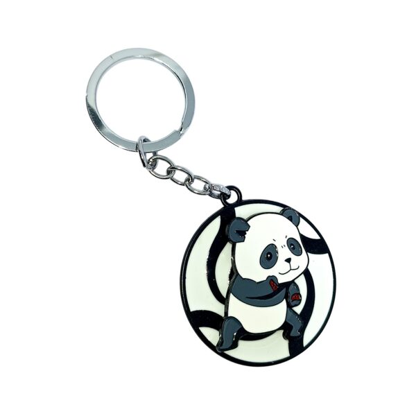 Spinning Panda Jujutsu Kaisen Keychain | Cursed but Cute 😵‍💫 - Image 3
