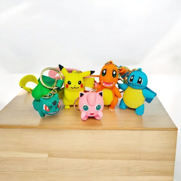 Pokémon 3D Keyring Combo Set - Ultimate 5-Pack Collection - Image 2