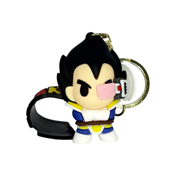 Chibi Vegeta 3D Silicon Keychain: Dragon Ball Z Keychain - Image 3