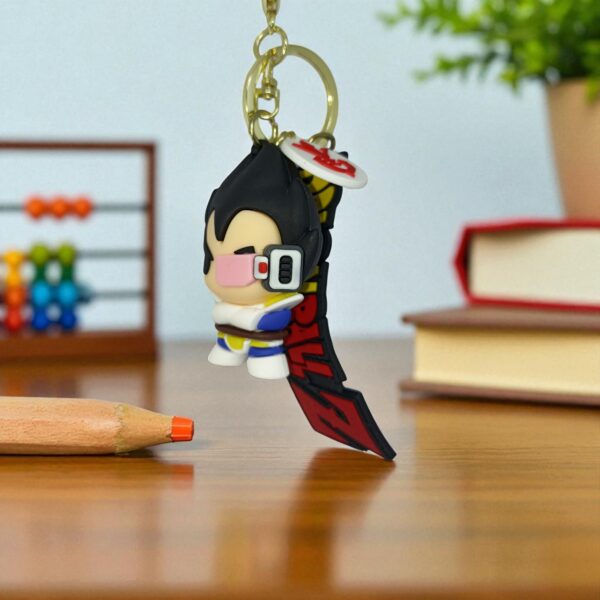 Chibi Vegeta 3D Silicon Keychain: Dragon Ball Z Keychain - Image 2