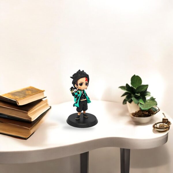Tanjiro Kamado Chibi Figurine Trio (Set of 3) - Epic Demon Slayer Warrior Set - Image 2